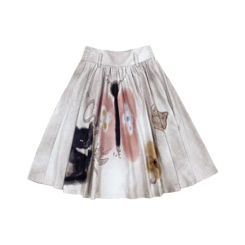 KODAKBLACK KBLC Повседневный Длинный Юбка Женские Хаки