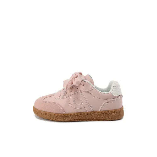 PONY Низ Прочный Устойчивый к истиранию Низкий Топ Скейтборд Кроссовки Светло-розовый Детский