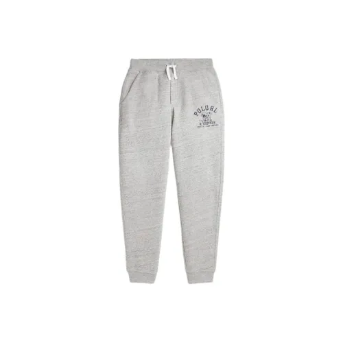 Детские Polo Ralph Lauren Вязаные Тренировочные Штаны SS24 Перцовый Цветочный Дизайн Серый