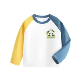 Реглан с длинным рукавом, белый и желтый, синий, национальный, сокровище, Нуби