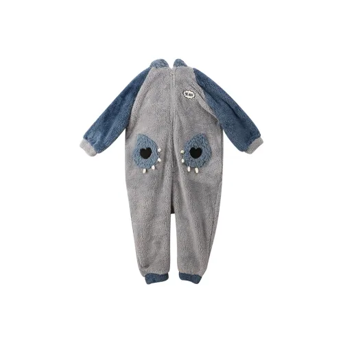 Red Bean Дом Одежда для малышей Синий Серый