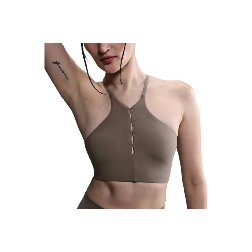 nike Dri FitSwoosh Спортивное белье Женское Коричневый