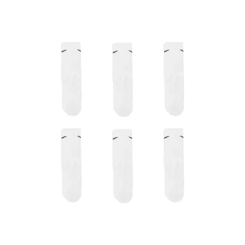 NIKE 6 пар белых носков для детей