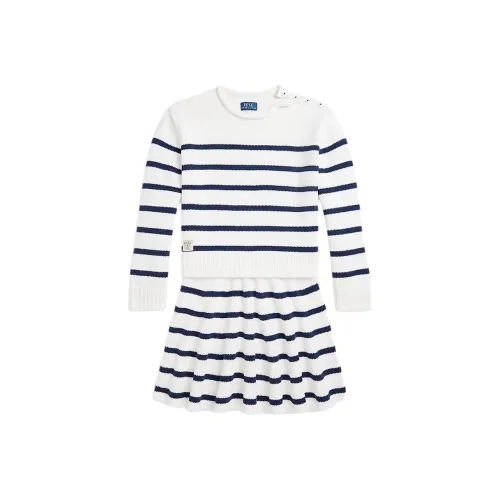 Детский комплект Polo Ralph Lauren с юбкой белый