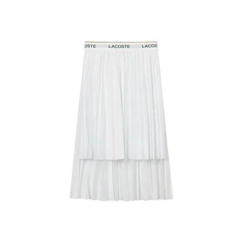 LACOSTE Collaboration SS25 Повседневная Длинная Юбка Женская Белая