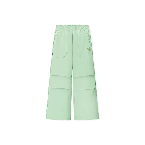 Детские Skechers Kids x SmileyWorld Вязаные Тренировочные Штаны Аква Светло-Зеленый 01XB