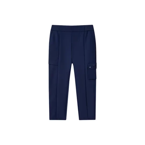 Детские 3-7 лет FILA KIDS Вязаные тренировочные брюки Deep Морской синий