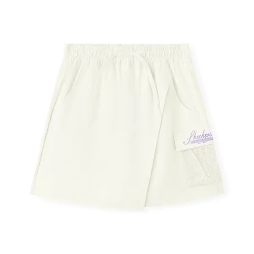 Skechers Kids Шорты Подростки Зефир Белый 0074