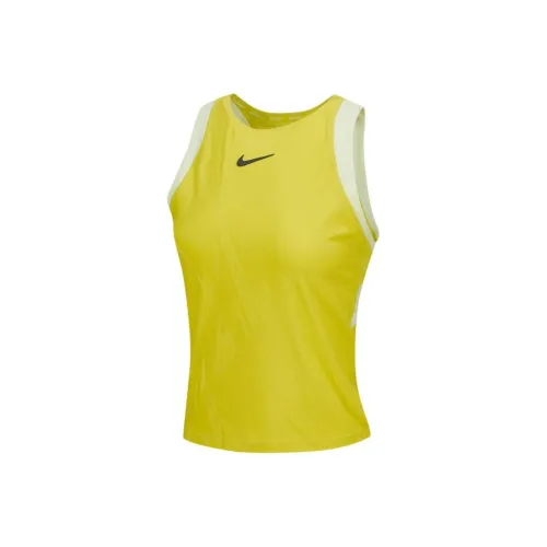 Nike Slam Теннис Топ Женский Желтый