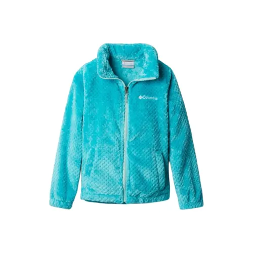 Columbia совместный бренд Бархат Feel Куртка Фонтан Синий Подростки