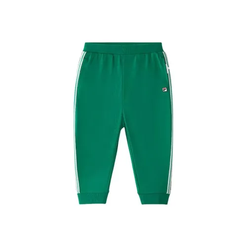 FILA KIDS MID Шов Дышащий Мягкий Удобный Эластичный манжет Повседневный Трикотажная ткань Спортивный Complex Зеленый Детский