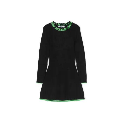 MSGM Детское платье черное