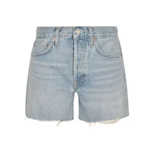 AGOLDE Джинсовые шорты Женские Blue