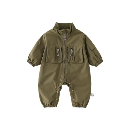 XiaoJinBu комбинезон армейский зеленый для малышей и детей дошкольного возраста