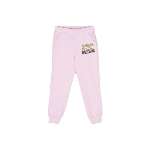 MOSCHINO Розовые Kids Спортивные брюки