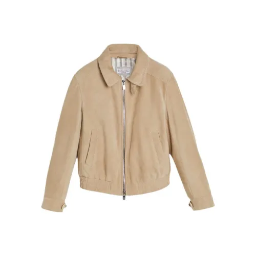 Brunello Cucinelli Бежево-желтые Kids Топы