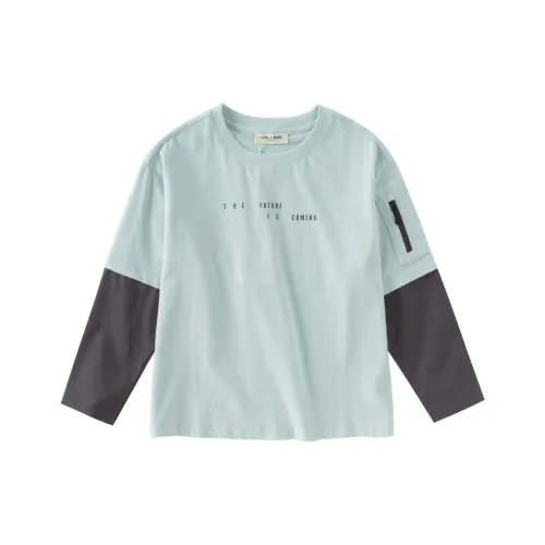 DAVE BELLA T-рубашка серая и зеленая детская