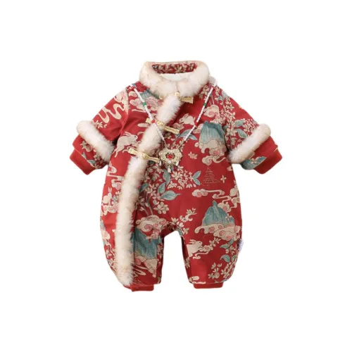 XiaoJinBu Комбинезон Красный Infant и Toddler
