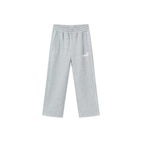 PUMA Вязаные спортивные брюки Sportstyle Series Светлый Фотиния Серый