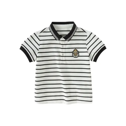 DAVE BELLA T-рубашка черно-белые полосы для детей 3-7 лет