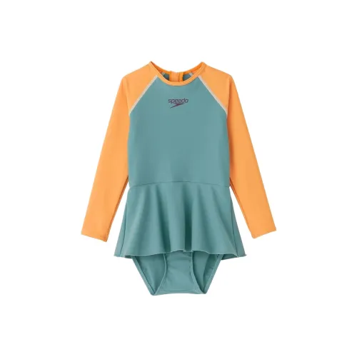 Speedo Детский купальник Желтый Зеленый для детей 3-7 лет