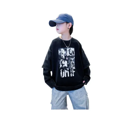 ULOVAZN Винтаж Mock Двухкомпонентный Узор Стильный и Удобный Универсальный для Любого Праздника Детский