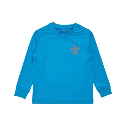 New Balance SurfSports Клуб T Рубашка SS25 Синий Дети Возраст 3-7 лет