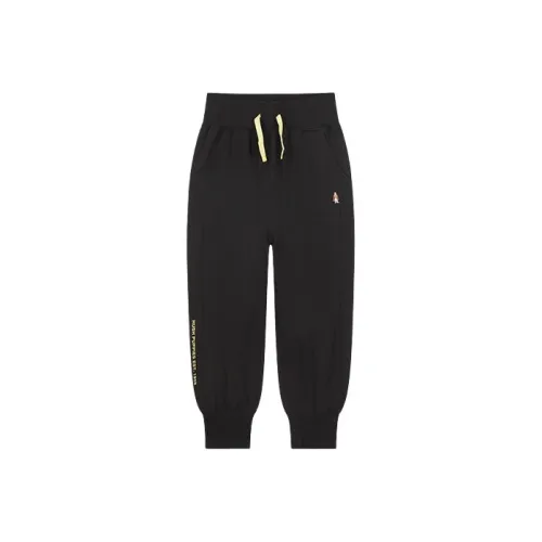 Детские 3-7 лет Hush Puppies Вязаные Тренировочные Штаны SS25 Ромб Черный