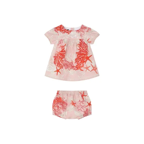 Комплект для малышей и детей дошкольного возраста VERSACE Barocco Sea Collection FW24 с юбкой Coral