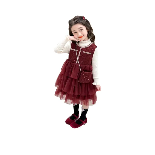 Детский комплект Lanza юбка 3-7 лет бордовый