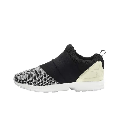 Adidas Originals ZX Flu Slip-Resistant Abrasion-Resistant Low Top Повседневная обувь Унисекс Черный