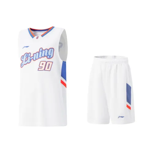 LINING YOUNG Повседневная спортивная одежда Баскетбол SS25 Стандартный белый Детский