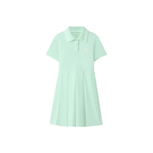 Skechers Kids Платье SS25 Цвет Серый Озерный Зеленый 045A Детский