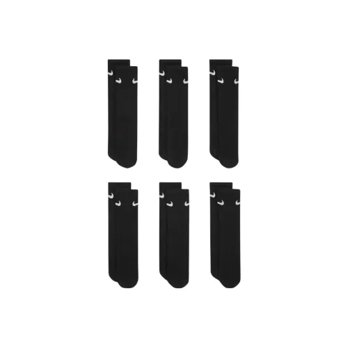 Nike носки 6 пар черный и белый детский