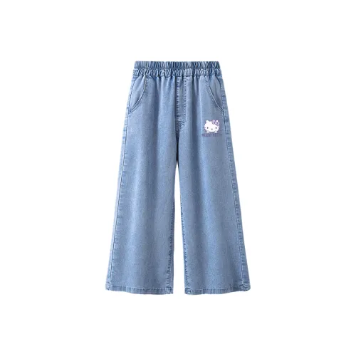 Hello Kitty Jeans Sanrio Series Джинсы Светло-Синие Детские