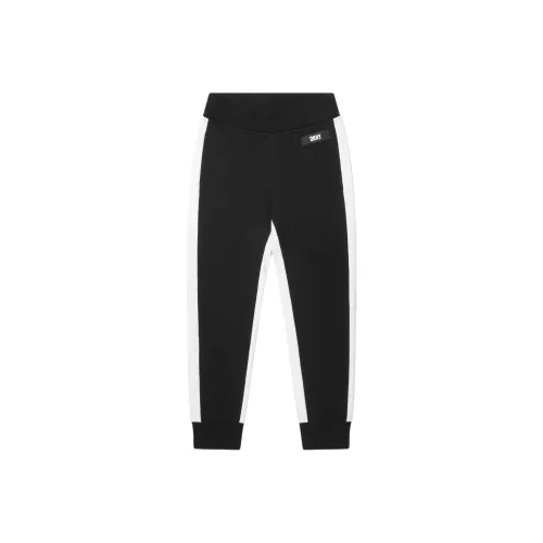 DKNY Вязаные спортивные брюки черного цвета для детей