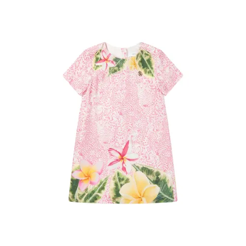 Roberto Cavalli Платье Светло-Розовое Детское