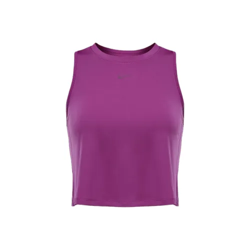 Nike Dri Fit One CLASSIC SPORT Жилеты Женские Hot Фуксия Черный