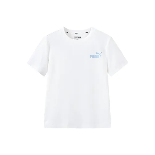 PUMA Выступление Натуральный белый 10101 Kids T Рубашки