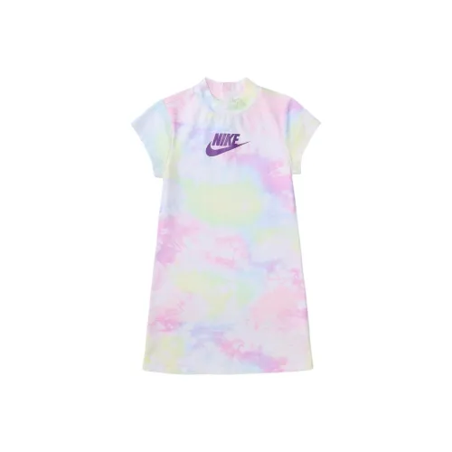nike Детское платье фиолетово-зеленого цвета для детей 3-7 лет