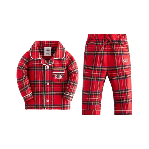 KITH Одежда Sets Red Baby LOUNGE Set