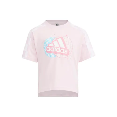 Adidas x Disney Совместная коллекция AEROREADY Toy Story T-рубашка Розовая для детей 3-7 лет