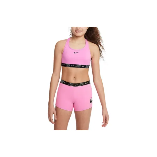 Nike Racerback Бикини And Short Комплект Детский Купальник Baby Playful Розовый