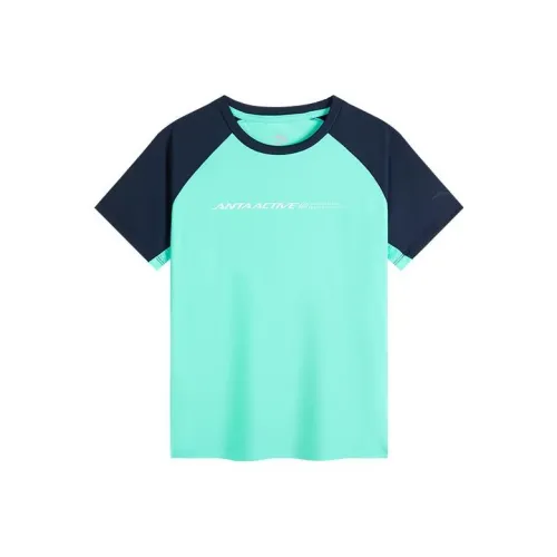 Antakids T-Shirt Прозрачный Бирюзовый Подростки