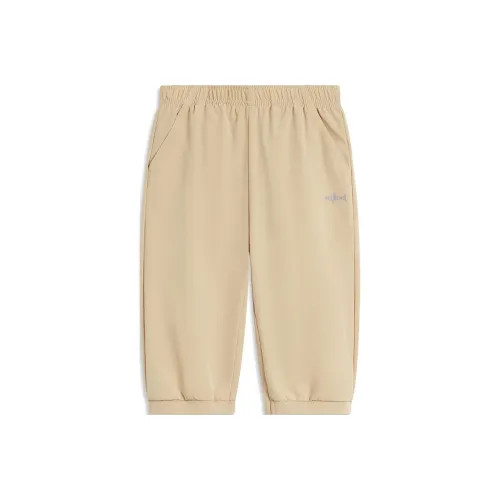 Детские LINING YOUNG Вязаные Тренировочные Штаны Sports Life Collection Ароматерапия Абрикос