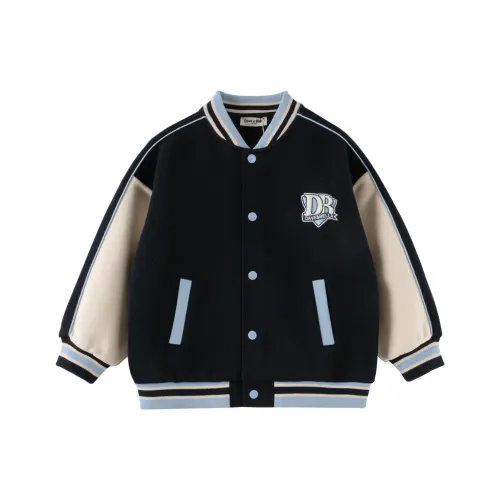 DAVE BELLA Бейсбольная куртка Темно-синий Серо-розовый Детский