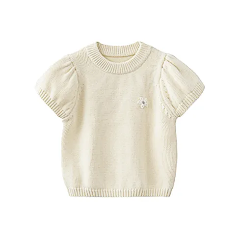 EN HENN T Рубашка Бежево-желтая для малышей и детей младшего возраста