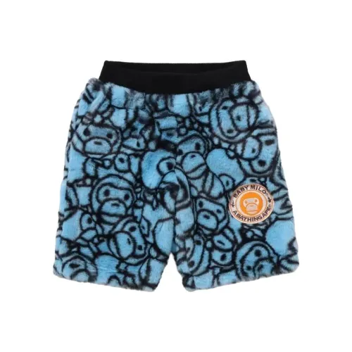 A BATHING APE Шорты Детские Саксонский Синий