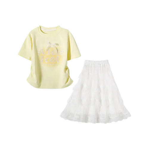 Детский комплект Miller Castle с юбкой желтый