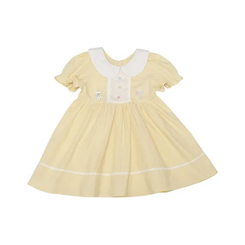 La Cergo Платье Желтое Children Возраст 3-7 Лет